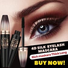 Image of 4D Spectacular Volume Silk Fibre Mascara Thick Long Lashes Extension Waterproof