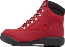 Image of Timberland 6 Inch Field Boot in Red/Black
