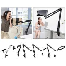 Image of Adjustable 360° Rotation Overhead Stand Articulating Arm for Baking Tablet