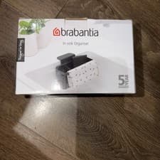 Image of Brabantia In-Sink Organiser Caddy with Suction Cups & Drainage Holes (Dark Grey)