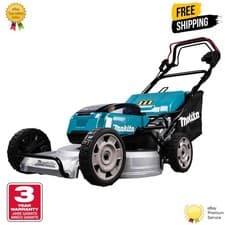 Image of Makita DLM533Z Lawnmower 53cm Cut 36V (18Vx2) 70L Box - Brushless - Bare Unit