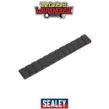 Image of Sealey WWSA5B Zinc Plated Black Steel Adhesive Wheel Weight 5g - Pack of 50