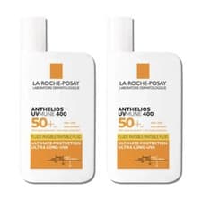 Image of 2PC 50ML La Roche- Posay Anthelios SPF50+ Ultra Protection Invisible Fluid Cream