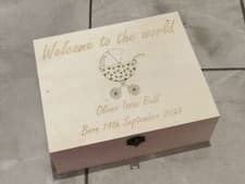 Image of Personalised Baby Memory Box