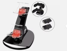 Image of YCCTEAM Dualshock 4 Dual USB Charging Charger Docking Station Stand for Sony PS4