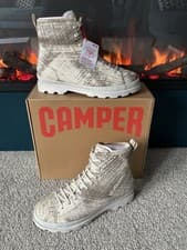 Image of Camper Brutus Wisp Brush Tea Men’s Uk10 Boots NEW!