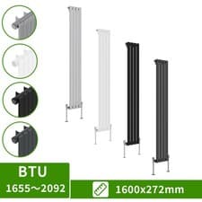 Image of Designer Flat Panel Radiator Horizontal Vertical Modern Central Heating Rads