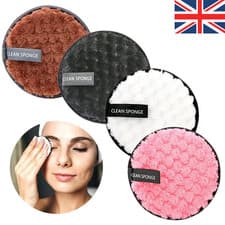 Image of 5/10/20 PCS Reusable Makeup Remover Pads Microfiber Washable Face Cleansing Pads