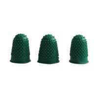 Image of Q-Connect Thimblettes Size 0 Green (Pack of 12) KF21508