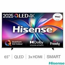 Image of Hisense 65E7QTUK 65 Inch QLED HD Smart TV, 4K HDR Immersive, Dolby Vision