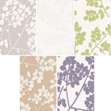 Image of GRANDECO VILLA LUNA LUXURY TEXTURED VINYL GLITTER FOREST LEAF WALLPAPER 10M ROLL