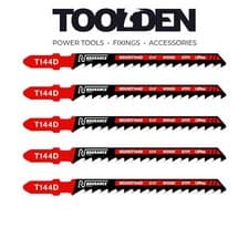 Image of N-Durance T144D Fast Straight Cut Jigsaw Blades for Wood 100mm x 1.3mm x 6 TPI (