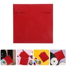 Image of  10Pcs CD DVD Sleeves Refill Paper Sleeve Disc Sleeves for Blank Storage Binders