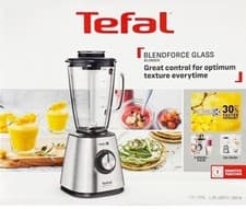 Image of Tefal Blendforce II Glass Jug Blender BL439DG0 Stainless Steel 800W Blender New