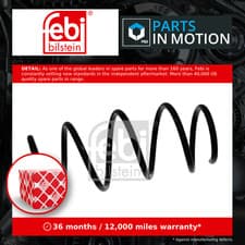 Image of 2x Coil Springs (Pair Set) Front 46991 Febi Suspension A2043212204 2043212204