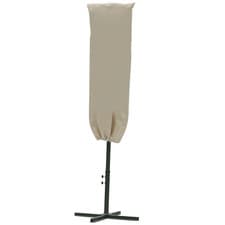 Image of Outsunny Garden Parasol Cover for 2-4m Outdoor Umbrella Protector w/ Rod, Zipper