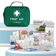 Image of 240 PIECE FIRST AID KIT MEDICAL EMERGENCY TRAVEL HOME CAR TAXI WORKPLACE HOLIDAY