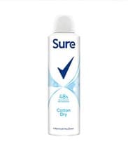 Image of Sure Women Motion Sense Anti-Perspirant Deodorant, Cotton Dry, 3 Pack, 250ml