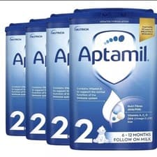Image of 4X800g Aptamil 2 Follow On Baby Milk Powder, 6-12 Months BBE 06/27 RRP £72
