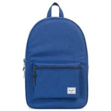 Image of Herschel Supply Co Settlement Backpack Eclipse Crosshatch Blue Laptop Black Bag