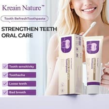 Image of Nature Tooth Refresh Toothpaste Fresh Breath Oral Enamel Care Reduce Sensitivity