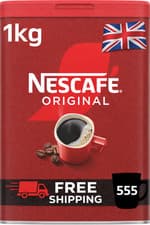 Image of Nescafe Original 1kg Instant Coffee Large Tin Rich Smooth Taste UK Seller