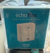Image of Amazon Echo Flex Plug-in Smart Speaker With Alexa - White - NEW UK x1