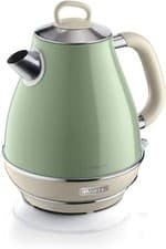 Image of Cordless Jug Electric Kettle, Green, Ariete 6904 **Damaged Box**