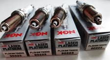 Image of 4 x GENUINE NGK PLZKBR7B8DG LASER PLATINUM SPARK PLUGS (90223) / NGK 91530