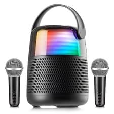 Image of Mi-Mic | Kids Karaoke Machine with LED Lights, Portable Bluetooth Speaker