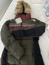 Image of Napapijri Women’s padded Jacket S £380,Removable hood ACTUAL ITEM IS DARK GREEN