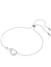 Image of Swarovski Infinity bracelet, Infinity and heart, White Rhodium plated New in Box