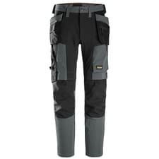 Image of Snickers 6218 AllRoundWork Full Stretch Trousers Holster Pockets 4-Way Workwear
