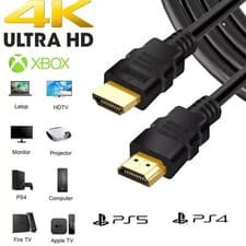 Image of HDMI CABLE 2.0 HIGH SPEED GOLD PLATED FAST LEAD HD 4K 2160P 3D HDTV 1080P 2160P