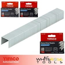 Image of TIMCO Heavy Duty Staples A2 Stainless Steel 1000 Pack Type G 140 T50 Choose Size