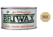 Image of Medium Brown**Briwax Original Wax Polish Wood Furniture Cleans Stains-  400g