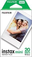 Image of Instax mini instant film White Border, 20 shot Pack, suitable for mini camera