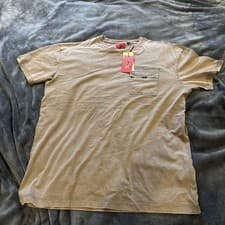 Image of Luke 1977 Plonda Men's Relaxed Fit Cotton T-Shirt Hard Nut , UK L