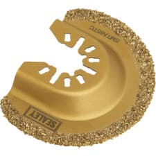 Image of Sealey OIS Oscillating Multi Tool Carbide Grout and Tile Segment Blade 65mm Pack