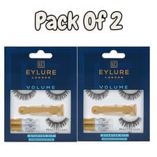Image of 2X Eylure Volume False Strip Lashes No. 101 Starter Kit | Includes Glue Adhesive