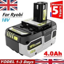 Image of 18V 4.0Ah Power Battery For Ryobi One+ Plus P108 P102 P104 RB18L50 Lithium Ion