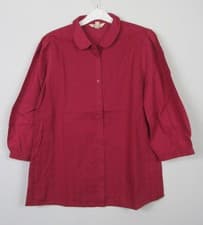 Image of Seasalt Womens Hope Cottage Cotton Blouse Charm Pink Size 8 - 14