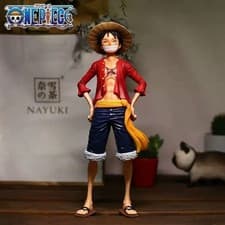 Image of GREMBI Anime Figurines One Piece Monkey D. Luffy Pop Figurineng Version Assemble