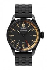 Image of Iron Annie 5148M-2 Men's Stainless Steel Link Bracelet Black