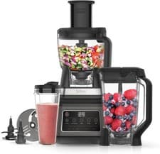 Image of Ninja 3-in-1 Food Processor & Blender BN800UK – 1200W Auto-iQ, 5 Smart Programs