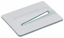 Image of Self Adhesive Steel Cable Clips White Sticky Backing Plate For Wire All Sizes