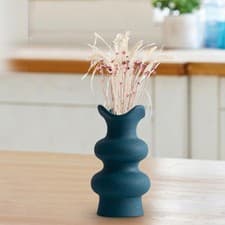 Image of Ceramic Flower Vase Artistic Vase Modern Vase for Flowers Decorative Vase for