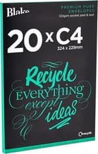 Image of Blake Premium Pure C4 229 x 324 mm 120 gsm Peel & Seal Pocket Envelopes 20 Pack