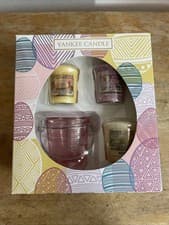 Image of Yankee Candle Spring Summer 2018 Easter 3 Votive & 1 Holder Gift Set