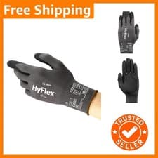 Image of Professional HyFlex 11-840 Gloves - Durable Abrasion Resistant Nitrile, Size M